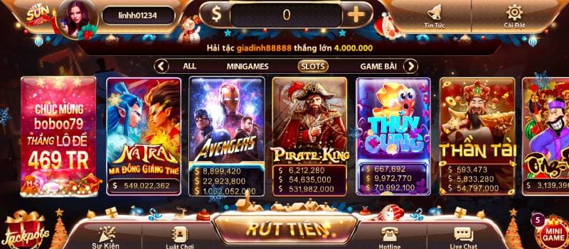 Kho game cá cược Sunwin