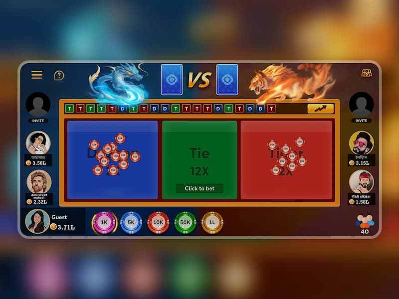 game Rồng Hổ